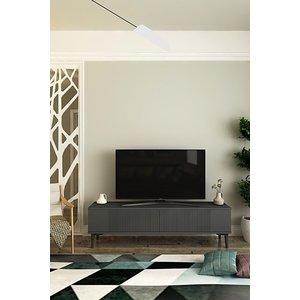 Tsa1203a - Corsa Tv Stand, Tv Sehpasi Antrasi̇t 120cm Antrasit