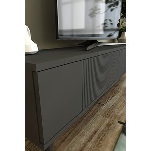 Tsa1203a - Corsa Tv Stand, Tv Sehpasi Antrasi̇t 120cm Antrasit