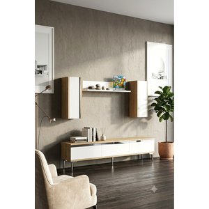Tvr1898dbs Anka Tv Üni̇tesi̇ Takimi Safi̇rmeşe - Beyaz - Silver 180cm Safirmeşe -Beyaz- Silver