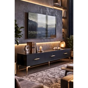 Tsa1815a - İda Tsa180 Tv Stand, Tv Sehpasi Ve Tv Üni̇tesi̇ Antrasi̇t 180cm Antrasit