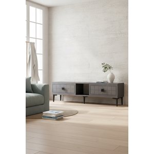 Tsa1501a - Yukazh Tv Stand, Tv Sehpasi Antrasi̇t 150 Cm Antrasit