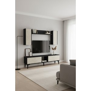 Tvr1599at Aplos Tv Üni̇tesi̇ Takimi Antrasi̇t-traverten 150cm Antrasit-Traverten