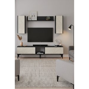 Tvr1599at Aplos Tv Üni̇tesi̇ Takimi Antrasi̇t-traverten 150cm Antrasit-Traverten