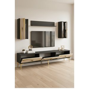 Tvr1813atg - Eli̇ps Tvr180 Üni̇tesi̇ Takim Antrasi̇t - Traverten - Gold 180cm Antrasit-Traverten-Gold