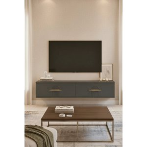 Tda1215a - İda120 Duvara Montaj Tv Stand, Tv Rafi, Tv Sehpasi Antrasi̇t 120cm Antrasit