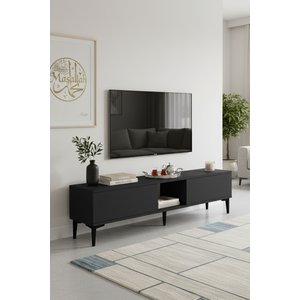 Tsa1599a Aplos Tv Stand, Tv Sehpasi Antrasi̇t 150cm Antrasit