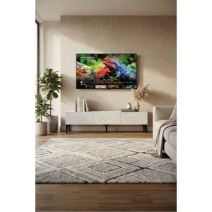 Tsa1804b - Ferrozh Tv Stand, Tv Sehpasi Beyaz 180cm Beyaz