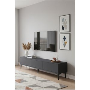 Tsa1899a Aplos Tv Stand, Tv Sehpasi Antrasi̇t 180cm Antrasit