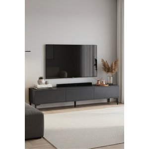 Tsa1899a Aplos Tv Stand, Tv Sehpasi Antrasi̇t 180cm Antrasit