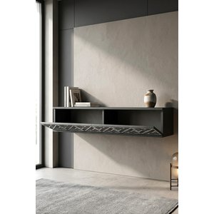Tda1238as - Arex120 Duvara Montaj Tv Stand, Tv Rafi, Tv Sehpasi Antrasi̇t - Silver 120cm Antrasit Gümüş