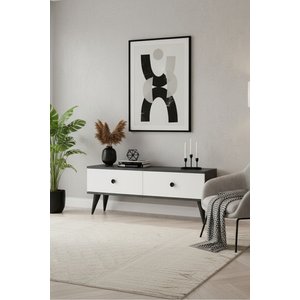 Tsa1202ab - Mona Tv Stand Antrasi̇t-beyaz 120cm Antrasit Beyaz