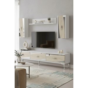 Tvr1813bts - Eli̇ps Tvr180 Üni̇tesi̇ Takim Beyaz - Traverten - Silver 180cm Beyaz-Traverten-Silver
