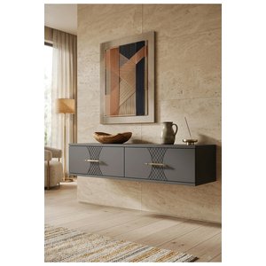 Da1232a Slim Dresuar, Antre Hol Rafi Antrasi̇t 120 Cm Antrasit