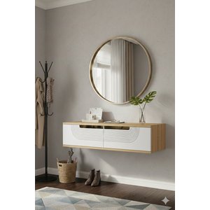 Da1202dbg Meyra Dresuar, Antre Hol Rafi Safi̇rmeşe-beyaz-gold 120cm Safirmeşe-Beyaz-Gold
