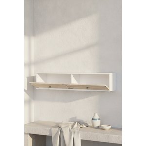 Da1297bts Alfazh Dresuar, Antre Hol Rafi Beyaz - Traverten - Silver 120 Cm Beyaz-Traverten-Silver