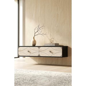 Da1297ats Alfazh Dresuar, Antre Hol Rafi Antrasi̇t - Traverten - Silver 120 Cm Antrasit-Traverten-Silver