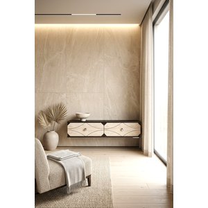 Da1297ats Alfazh Dresuar, Antre Hol Rafi Antrasi̇t - Traverten - Silver 120 Cm Antrasit-Traverten-Silver