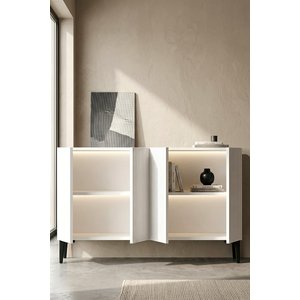 Ka1214b Zeynep Konsol Ve Tv Sehpası Beyaz 120cm Beyaz