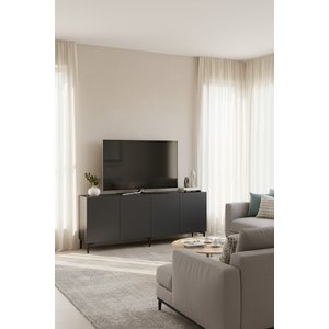 Ka1899a Aplos Konsol ,tv Sehpasi Antrasi̇t 180cm Antrasit