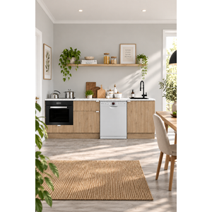 240 Cm %100 Mdf, Tezgahlı Wendy Mutfak Alt Modülü Sepet Renk