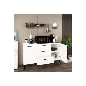 Almata Çok Amaçlı Dolap,modern Konsol, Mutfak Dolabı, Çekmeceli Dolap, Kahve Köşesi, Şifonyer Alt01