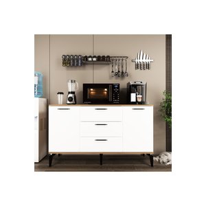 Almata Çok Amaçlı Dolap,modern Konsol, Mutfak Dolabı, Çekmeceli Dolap, Kahve Köşesi, Şifonyer Alt02