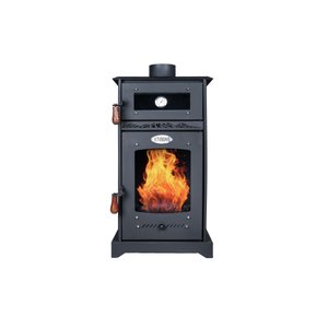 Ember İf-11 Odun Ve Pelet Yakan Fırınlı Büyük Şömine Tipi Soba