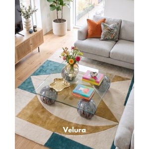 Küre Orta Sehpa - Dune Mermer - Kare Şeffaf