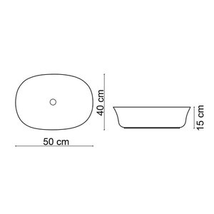 Tezgahüstü Lavabo (beyaz) Eh-4600
