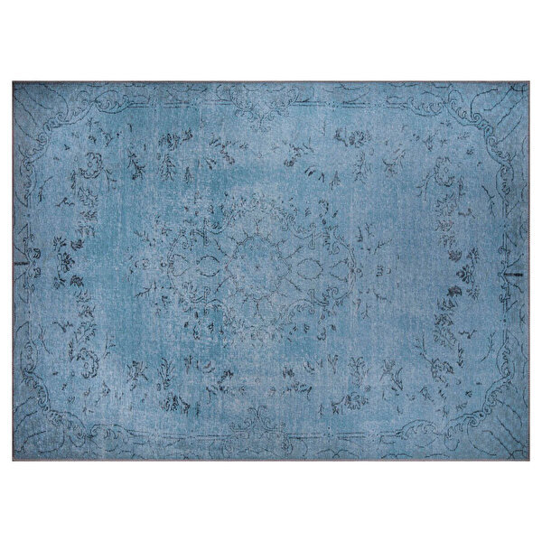 Artloop Dorian Şönil Dokuma Mavi Halı Al 39 75x230 cm