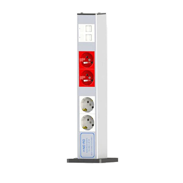 Nead Modüler 2 Ups + 2 Şbk + 2 Data + 2 Tel. / 72222-dt