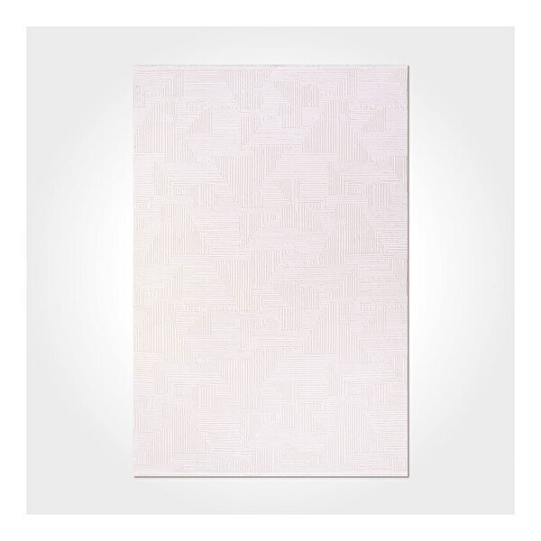 Crea Halı Crea Avangart Beyaz Halı 6404b 100x300 cm