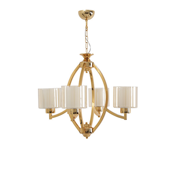 Lumexx Paul 4 Lü Gold Bal Camlı Avize