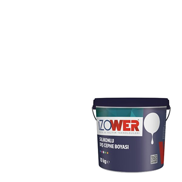 İzower Silikonlu Dış Cephe- 10 Kg- Beyaz 10 kg