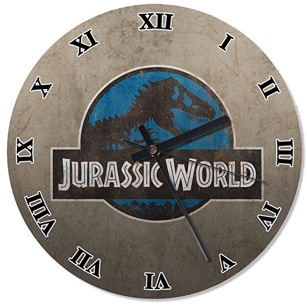 Cakasaat Jurassic World Duvar Saati