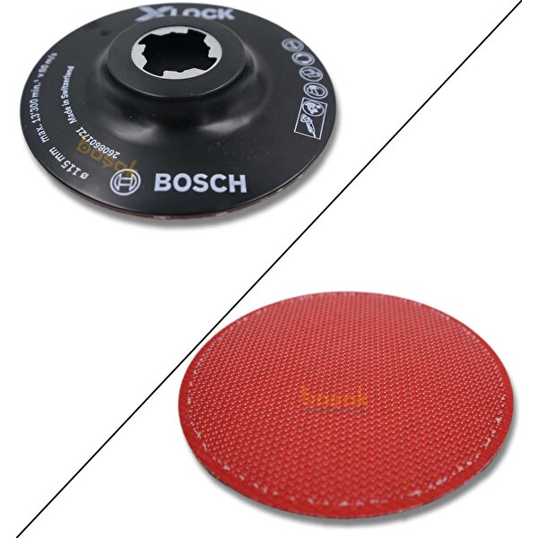 Bosch Bosch X-lock 115 Mm M14 Cırtlı Zımpara Tabanı 2608601721