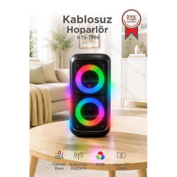 Torima Bluetooth Hoparlör Telefon Tutacaklı Rgb Işıklı Speaker Kts