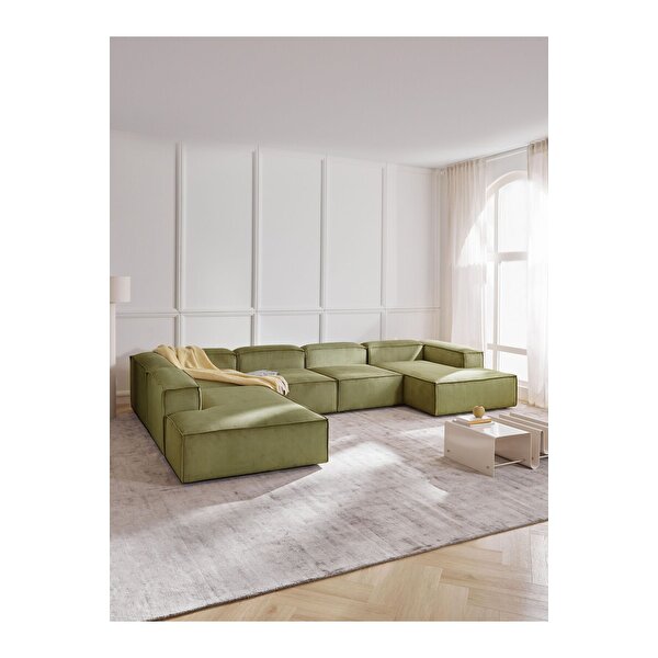 ◆アビスタイル◆ソファ◆PYD05-6◆ S Home Design Concept Frida 5 Modül Pofidik Modüler Kanepe Xl Köşe