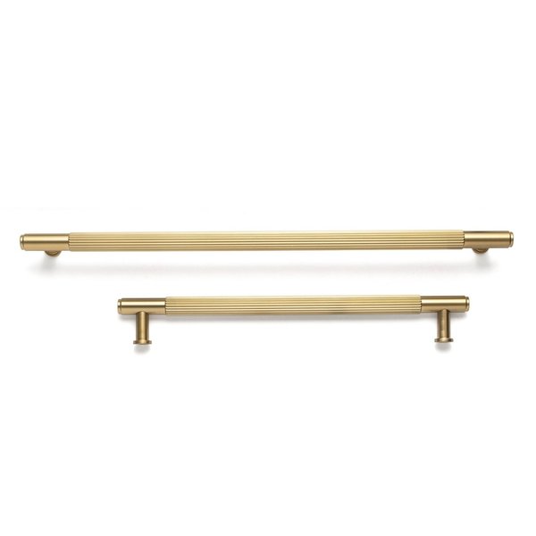 System 9226 Modern Çizgili Kulp Gold Branch Renk 320 Mm | Mobilya