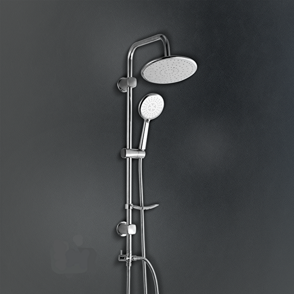 Badya Elvis 200 Tepe Duş Seti d.199.2.2 renk: Krom | Duş Sistemleri