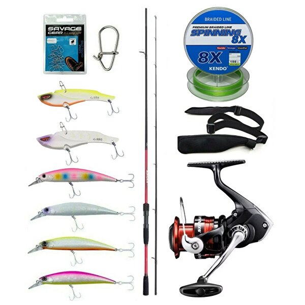 YekOutdoor Yek Outdoor Spin Olta Seti Shimano Sienna Spinning Eva
