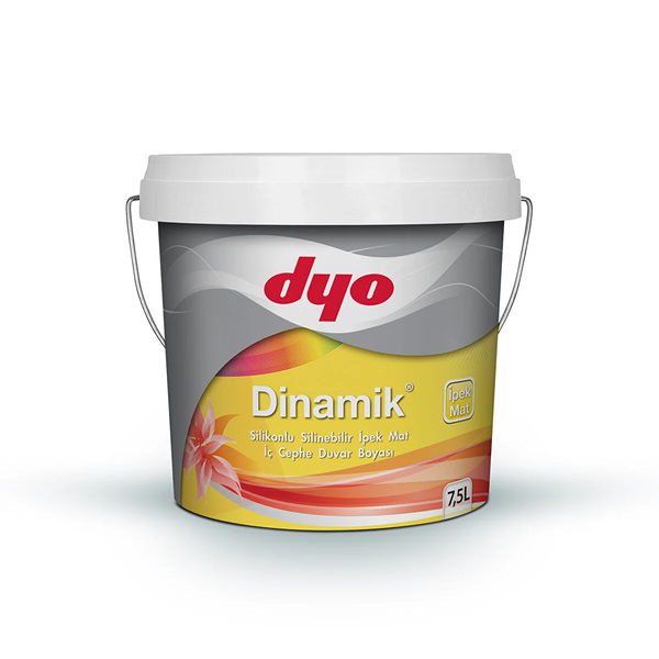 (0542) Rozet Gümüşü 7,5lt Dinamik İpekmat Silikonlu Silinebilir İç Cephe Duvar Boyasi