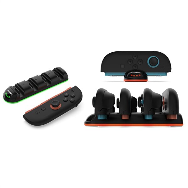 Konsolplus Nintendo Switch 2 Joy-con 4'lü Şarj İstasyonu Led