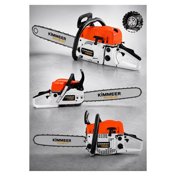 Kimmeer Plus Benzinli Testere 2.1 Hp Çift Egzoz 52cc Ağaç Odun