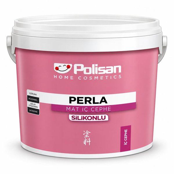 Perla Silikonlu Mat İç Cephe Boyası 12.5 Lt Sakız Beyazı