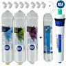 Nsf Sertifikalı İnline Filtre Seti 5'li Pentair Membranlı