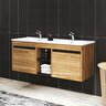 Denko Twin 120 Cm Mdf Ud Banyo Dolabı Alt Modül Ve Lavabo