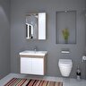 Denko Mostar 70 Cm Mdf Banyo Dolabı Takımı Alt Modül