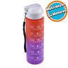 Motivasyon Matarası Su Matara Okul Suluk Pipetsiz Su Şişesi Sporcu Suluğu Çift Renk Sızdırmaz 800 Cc