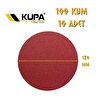 Kupa Yuvarlak Cırt Zımpara 180 Mm - P100 Kum - 10 Adet